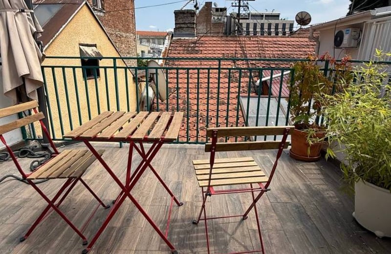 Аренда просторной, двухэтажной, 3-комнатной квартиры, 80 м², центр Белграда, Сербия